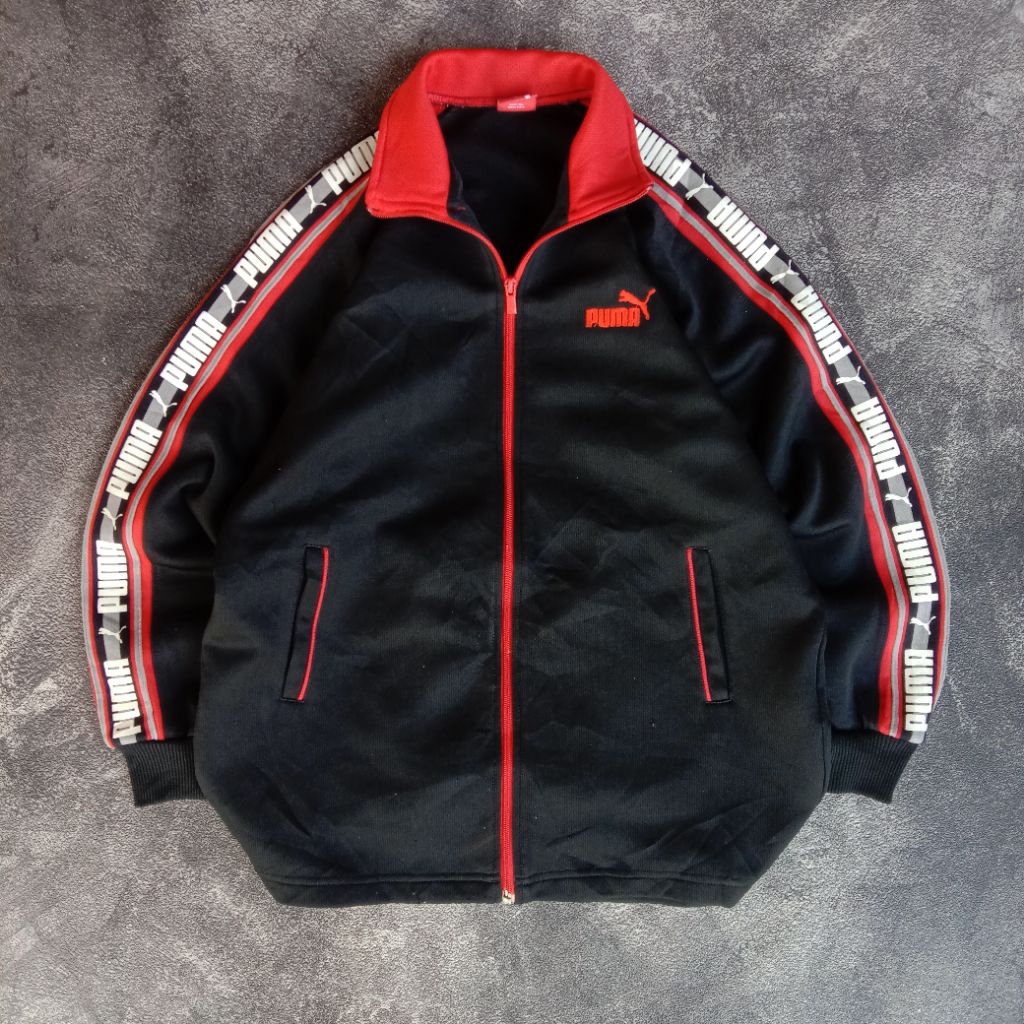Tracktop jacket Puma Tapped Big logo Original, Tracktop casual Puma tapped Big Logo, Jacket Ouma  Or