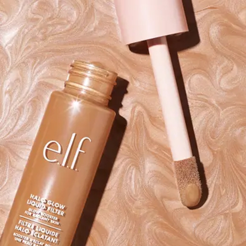 E.L.F. Halo Glow Liquid Filter 0.5 Fair 31.5ml / Illuminating Primer & Complexion Booster EXP:2027