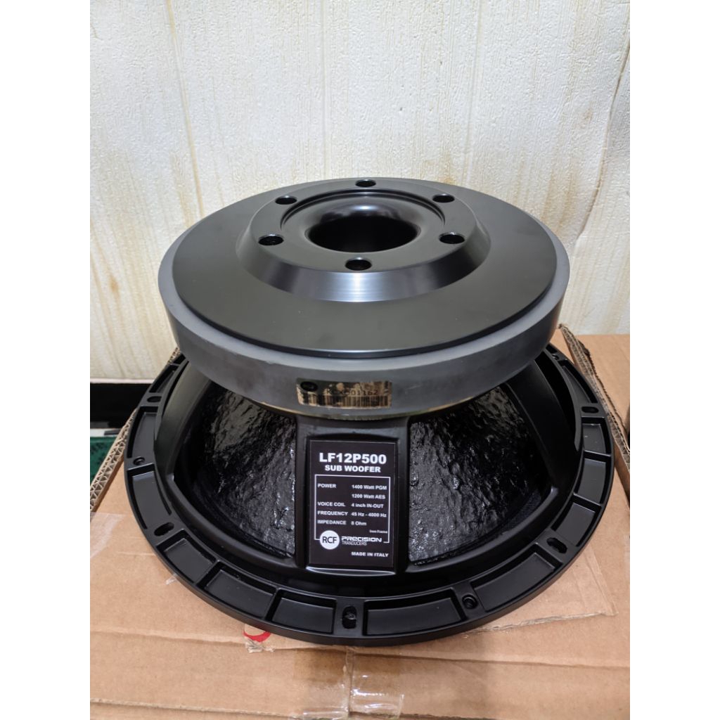speaker rcf 12p500 subwoofer 12 inch suara mantap gler