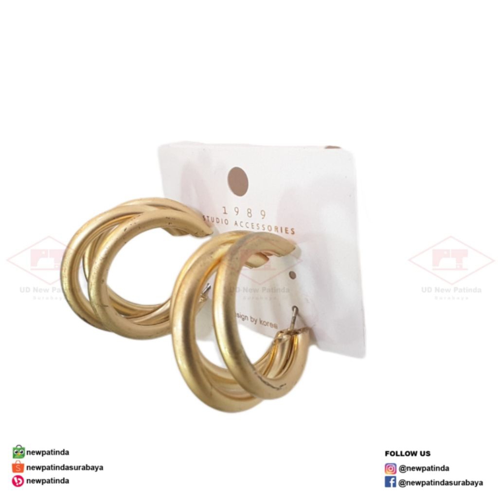 Anting - Anting Plastik / Anting - Anting Karakter Lucu