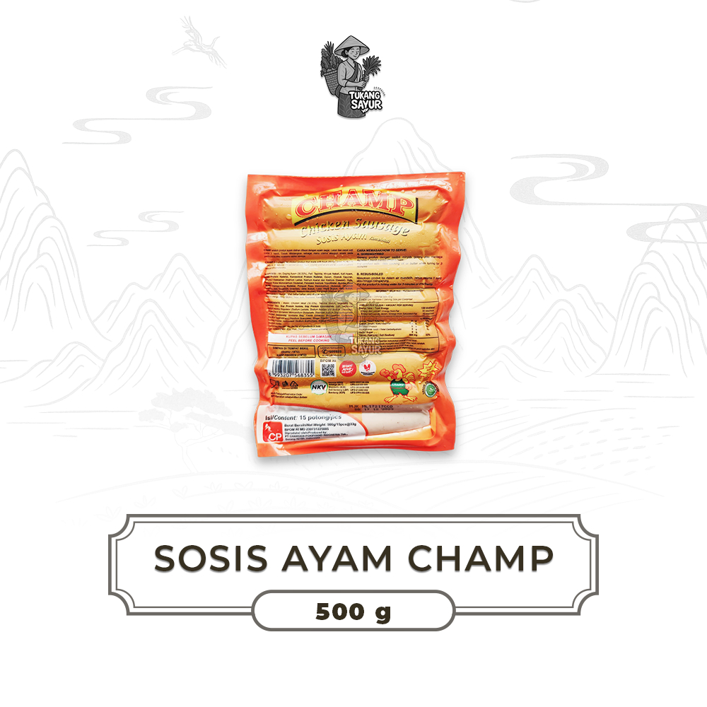Sosis Ayam Champ 500g – Tukang Sayur Denpasar