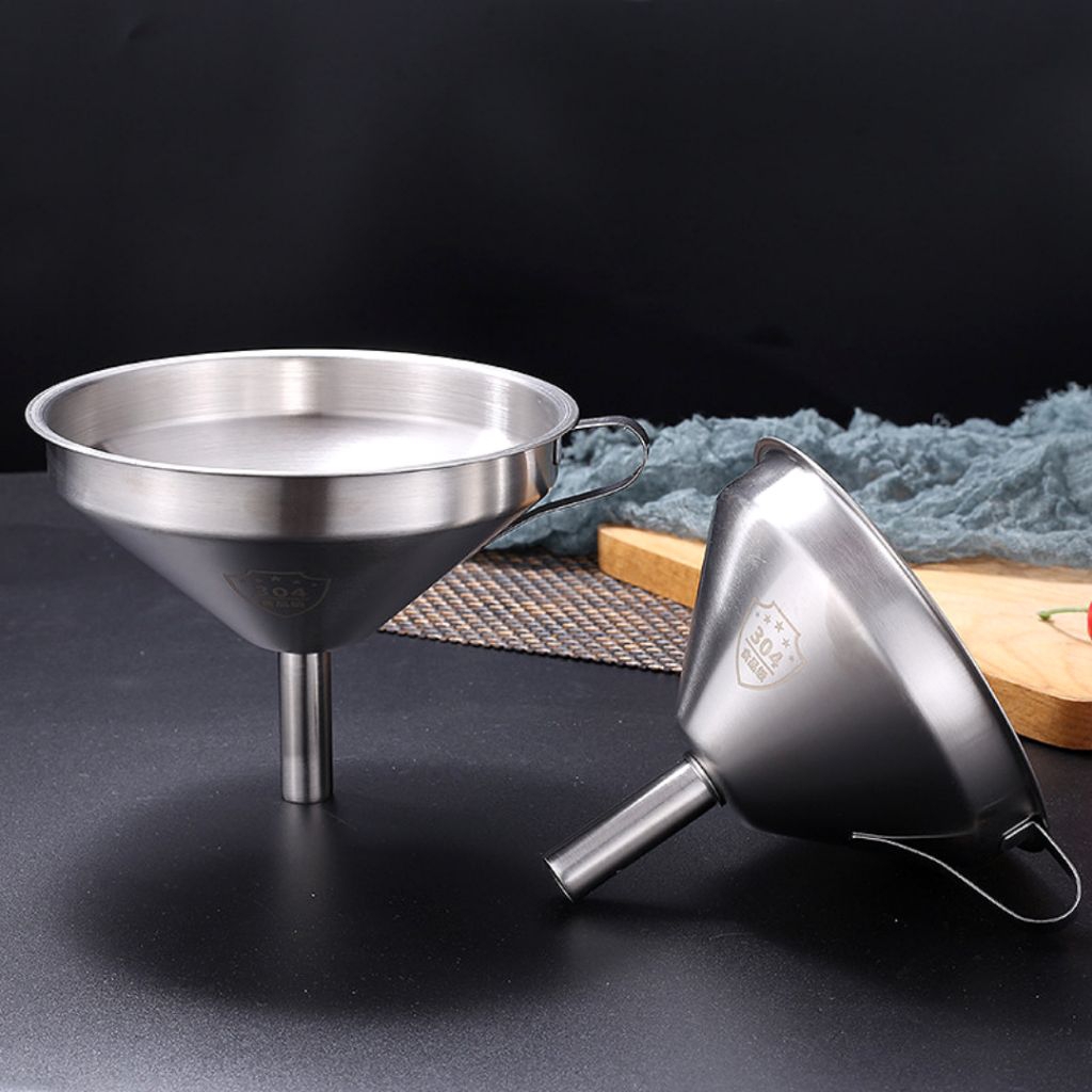 Corong Stainless Corong Minyak Stainless Steel Mini Funnel