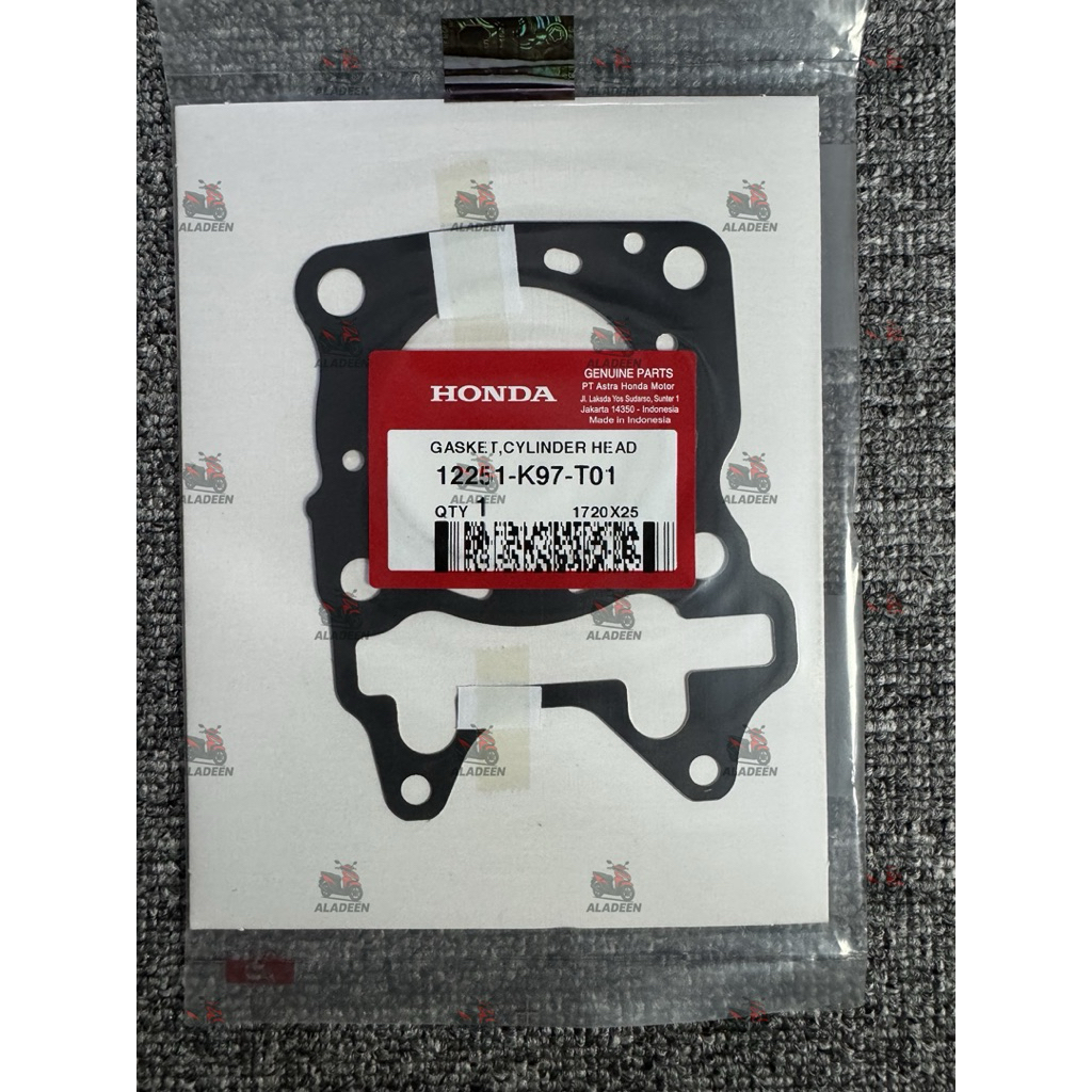 (12251-K97-T01) Paking Head Gasket Cylinder Head Vario 150 PCX 150 ADV 150 ORIGINAL AHM GASKET, CYLI