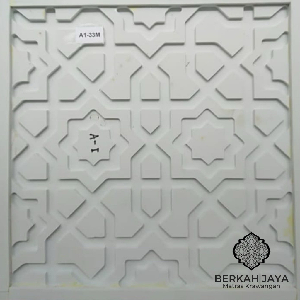 cetakan ornamen dinding spon / cetakan ukiran spon