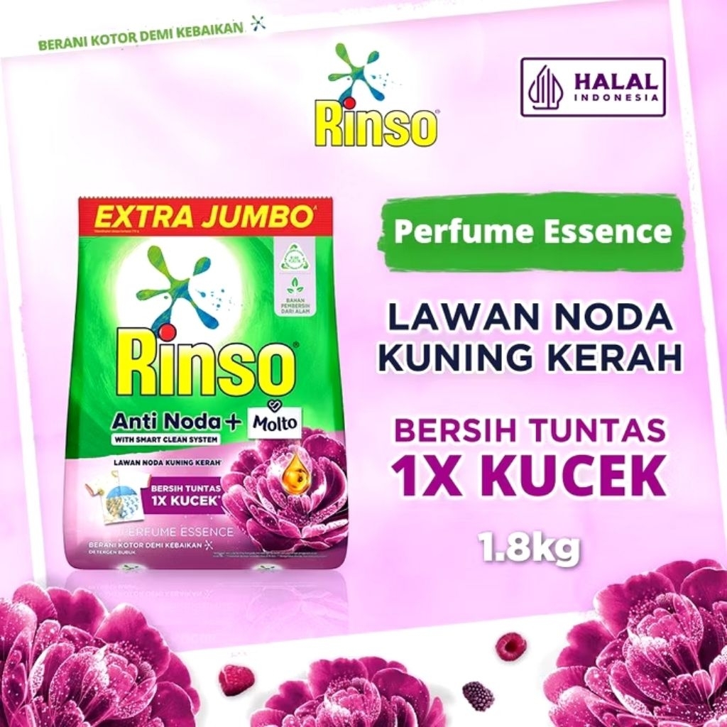 Rinso detergent bubuk 1.8kg