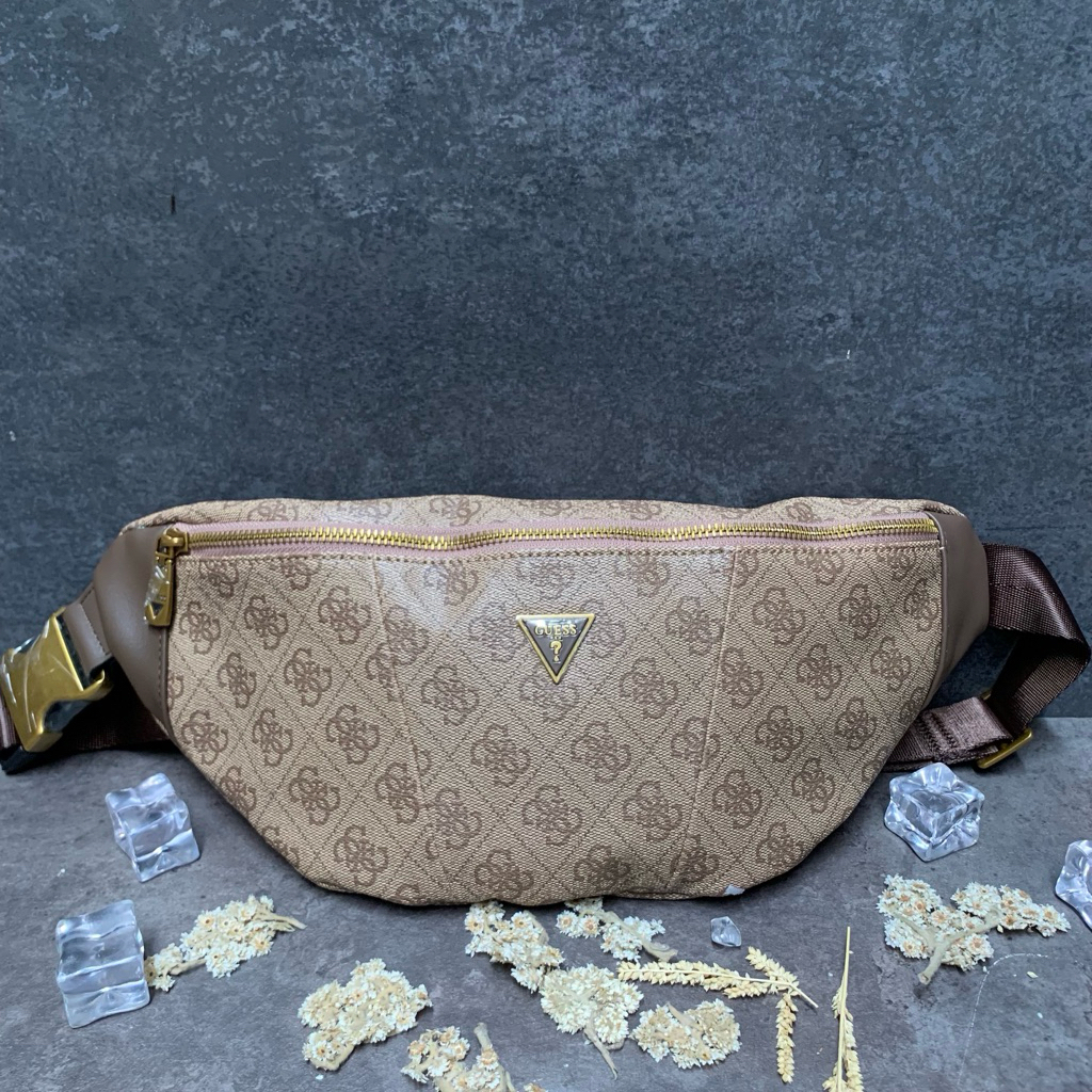 READY TAS CHEST BAG PRIA TORINO ORIGINAL GUESS SALE 70% SLING BAG