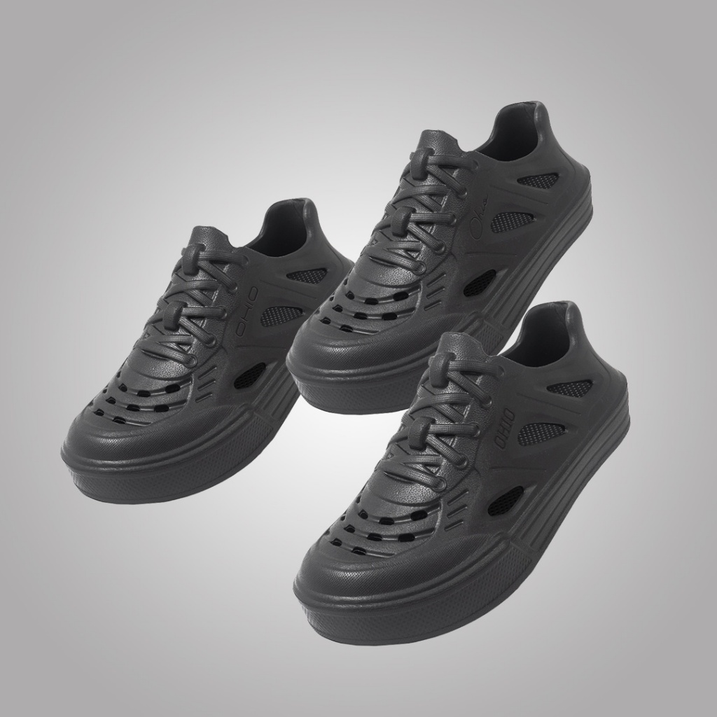 Ohio * Sandal Sepatu All Varian Motif  | Sandal Slip On |  Sandal Sepatu Runner Unisex | Sandal Gunu