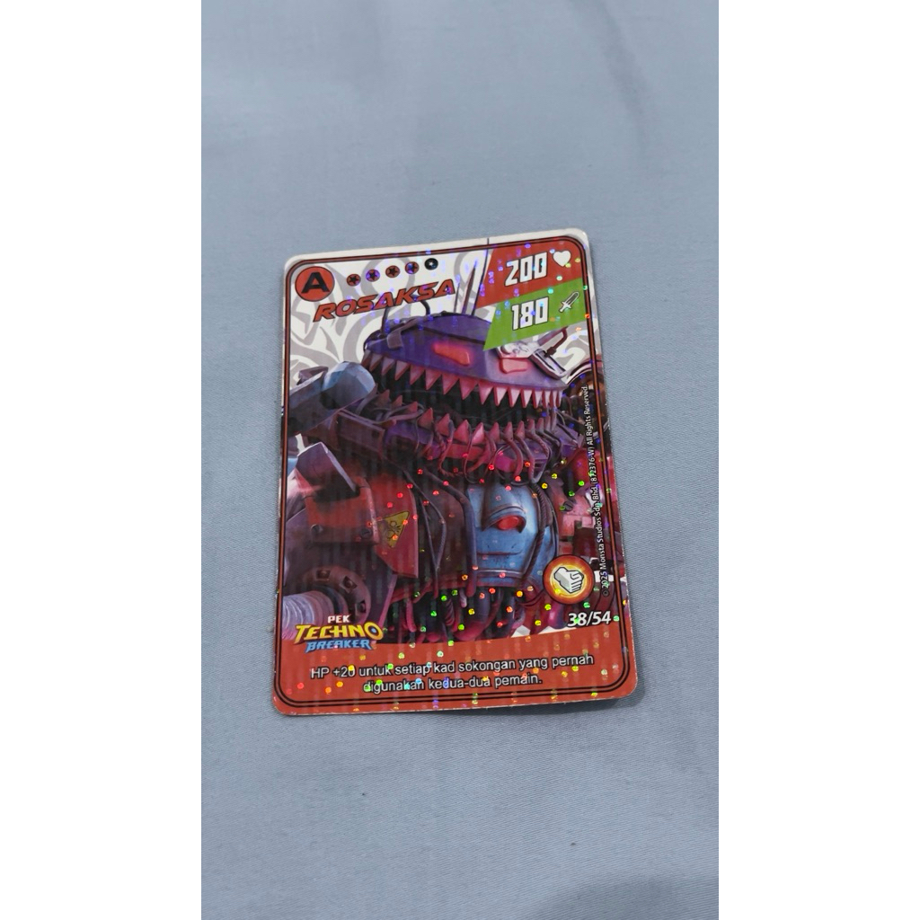 KARTU BOBOIBOY - ROSAKSA (MONSTA GALAXY CARD)