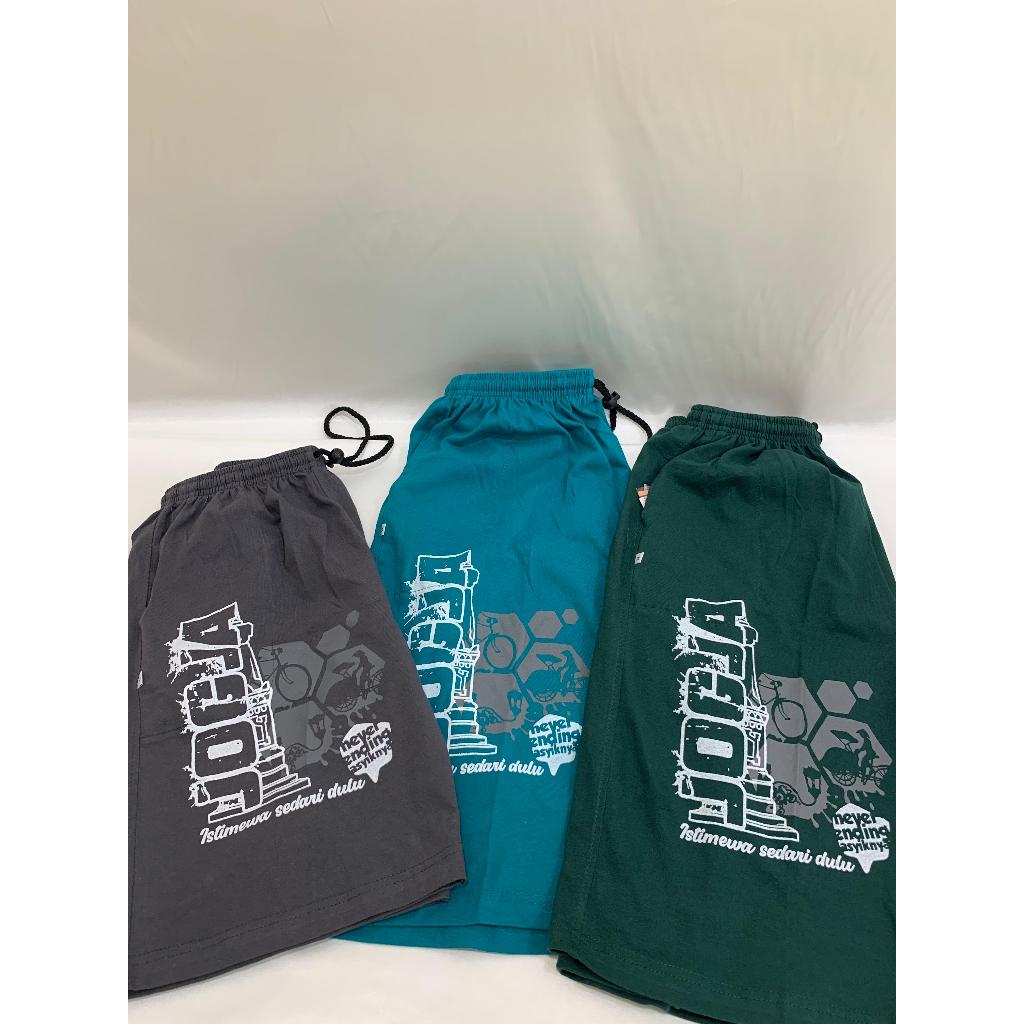 Celana Pendek Katun Dewasa Malioboro Jogja