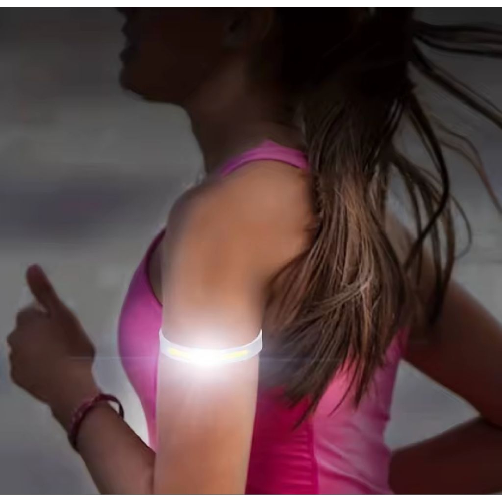 wrist band LED for running trail running gelang senter malam hari