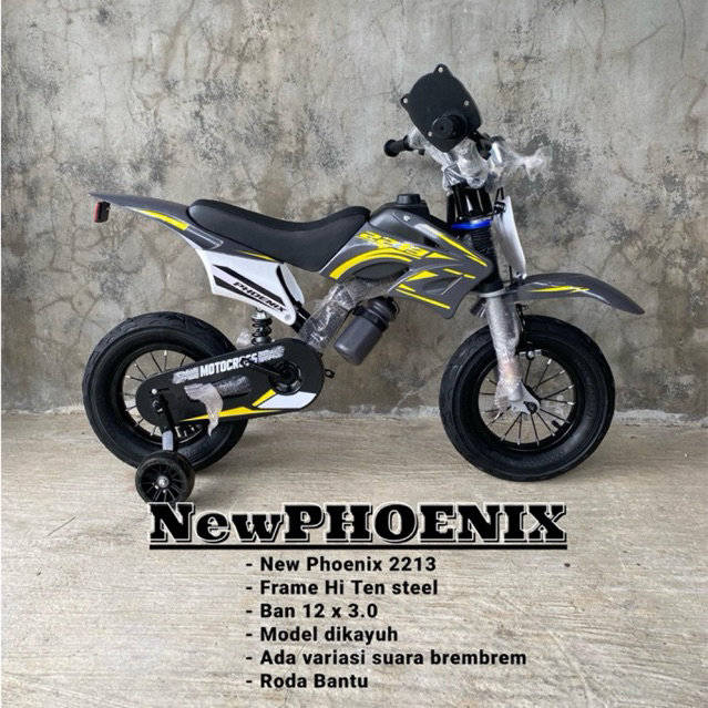 Sepeda Anak cowok BMX RING 12 New PHOENIX 2213 Model Sepeda Motor Trail | sepeda trail anak