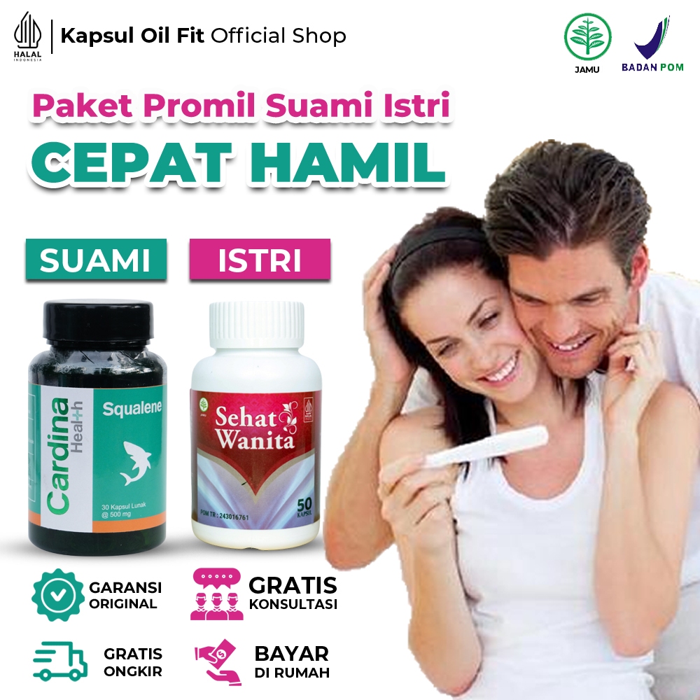Paket Promil Vitamin Promil Suami Istri Kesuburan Program Hamil Penyubur kandungan dan Penyubur Peng