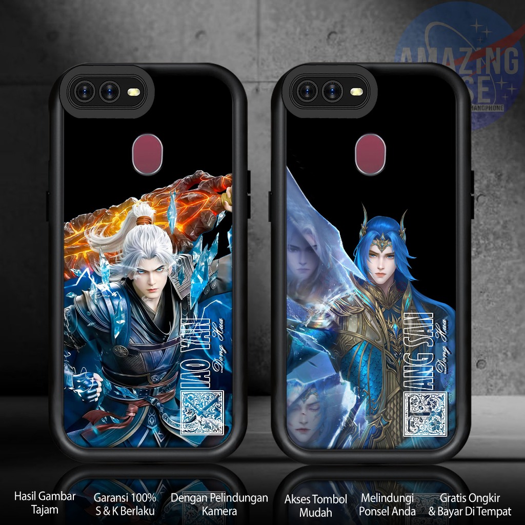 Softcase Glass kaca For OPPO F9 F9 PRO REALME 2 PRO AX7 DONGHUA Casing Handphone Case Hp Procamera