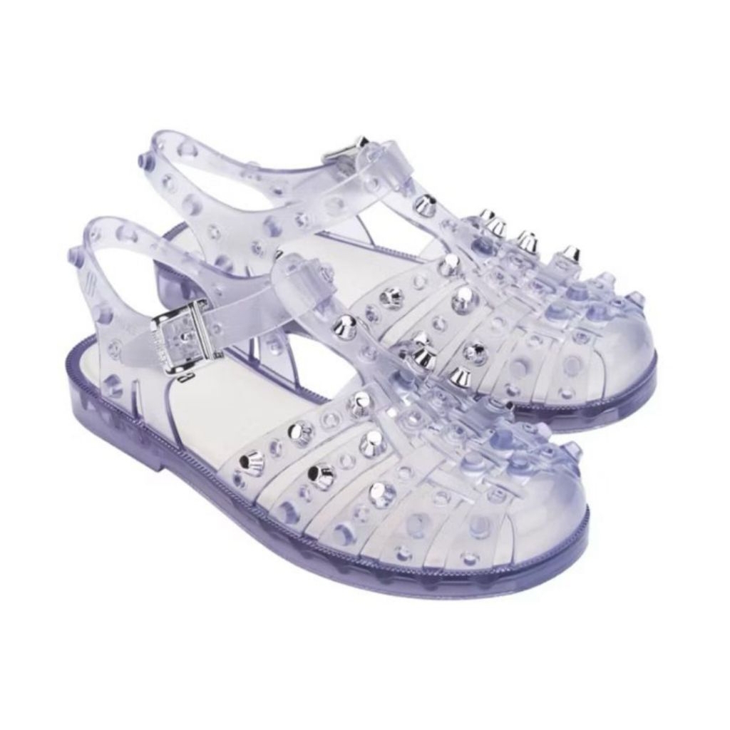 SALE MELISSA POSSESSION STUDS AD CLEAR/SILVER