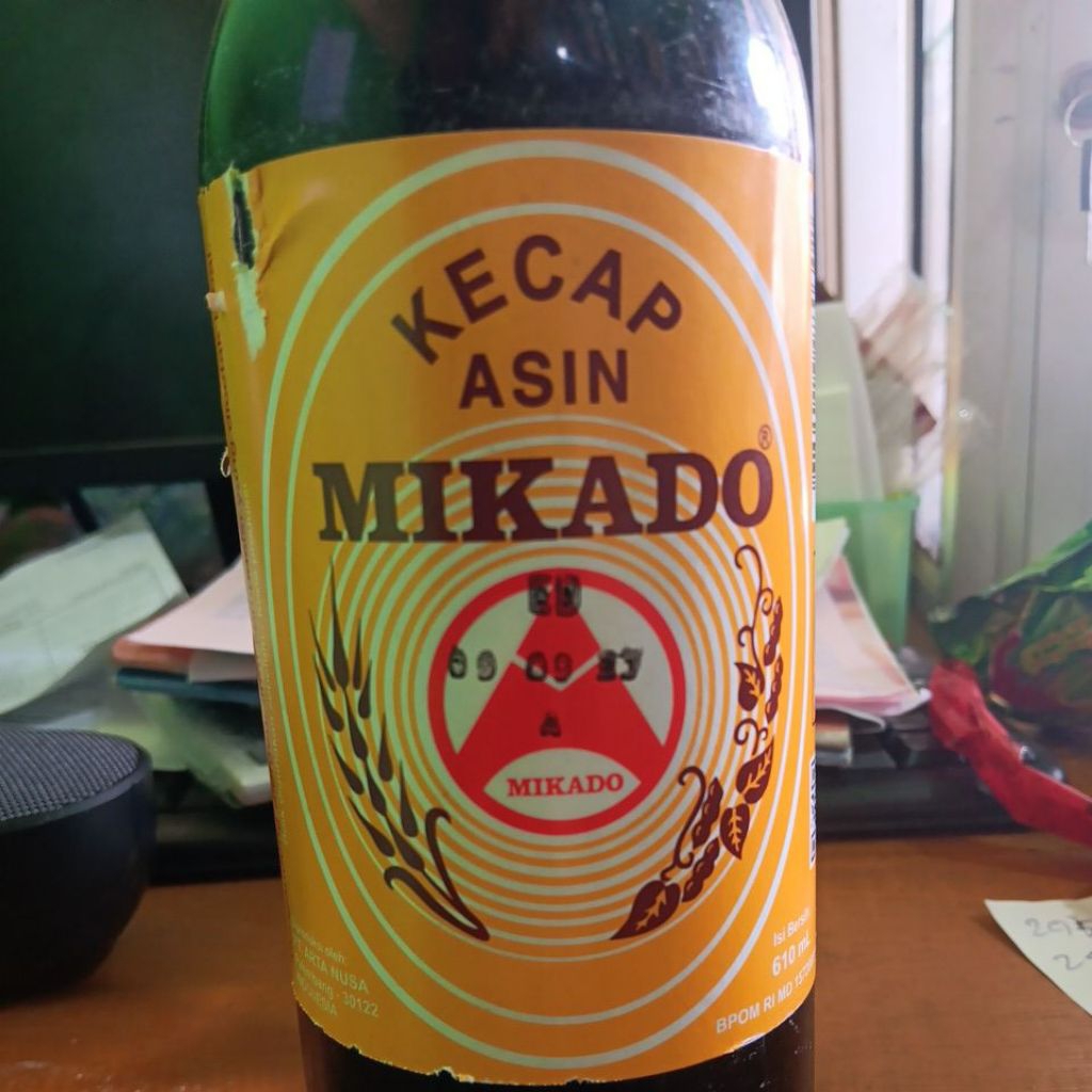 KECAP ASIN MIKADO BOTOL @610ML