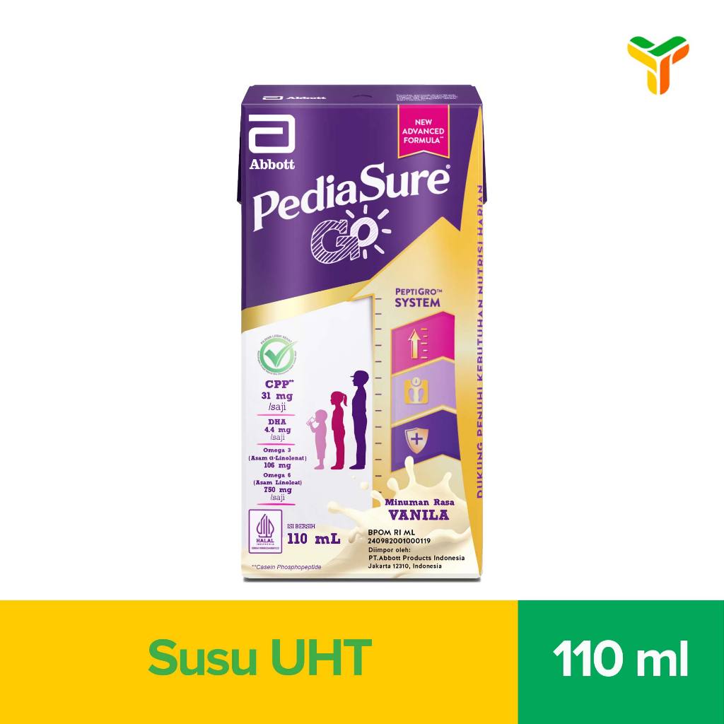 Pediasure Go Vanilla Uht 110 Ml
