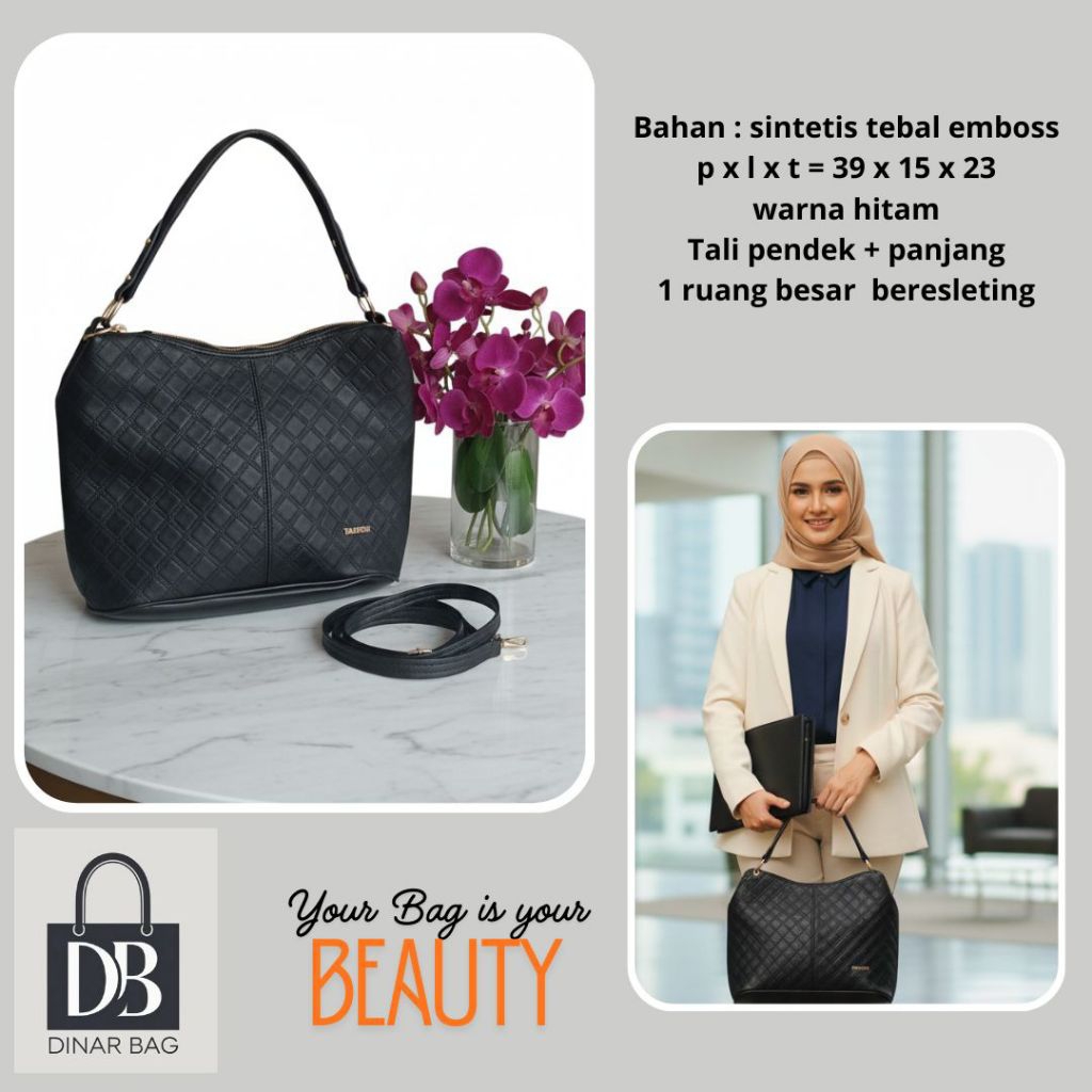 Dinar Bag | Tas kerja tas guru tas wanita tote bag tas kuliah 09
