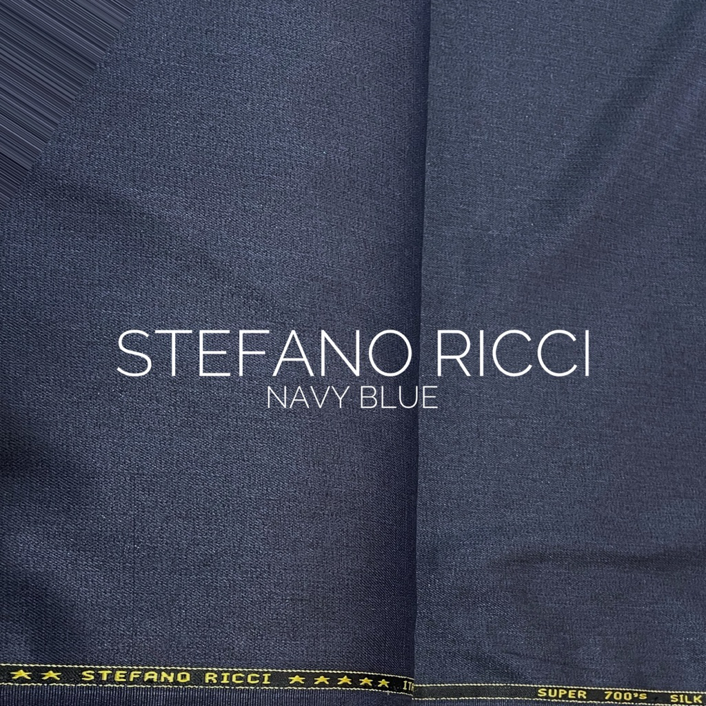 Stefano Ricci/Kain Semi Wool/Bahan Jas/Kain Celana Formal/Kain Seragam Kantor/Harga Per 0,5M