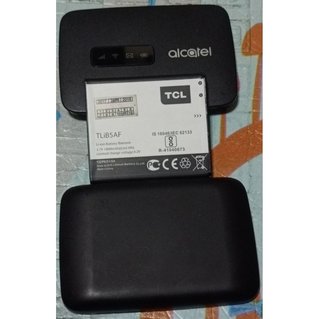 MODEM MIFI ALCATEL MW40CJ 4G LTE SUDAH SEMUA KARTU WIFI