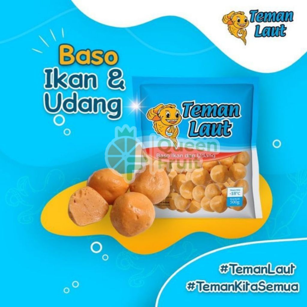 Teman Laut Bakso ikan dan udang 500gr