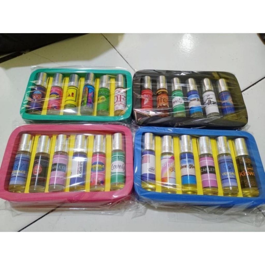 Display Tatakan Parfum Roll on KOTAK Ekonomis