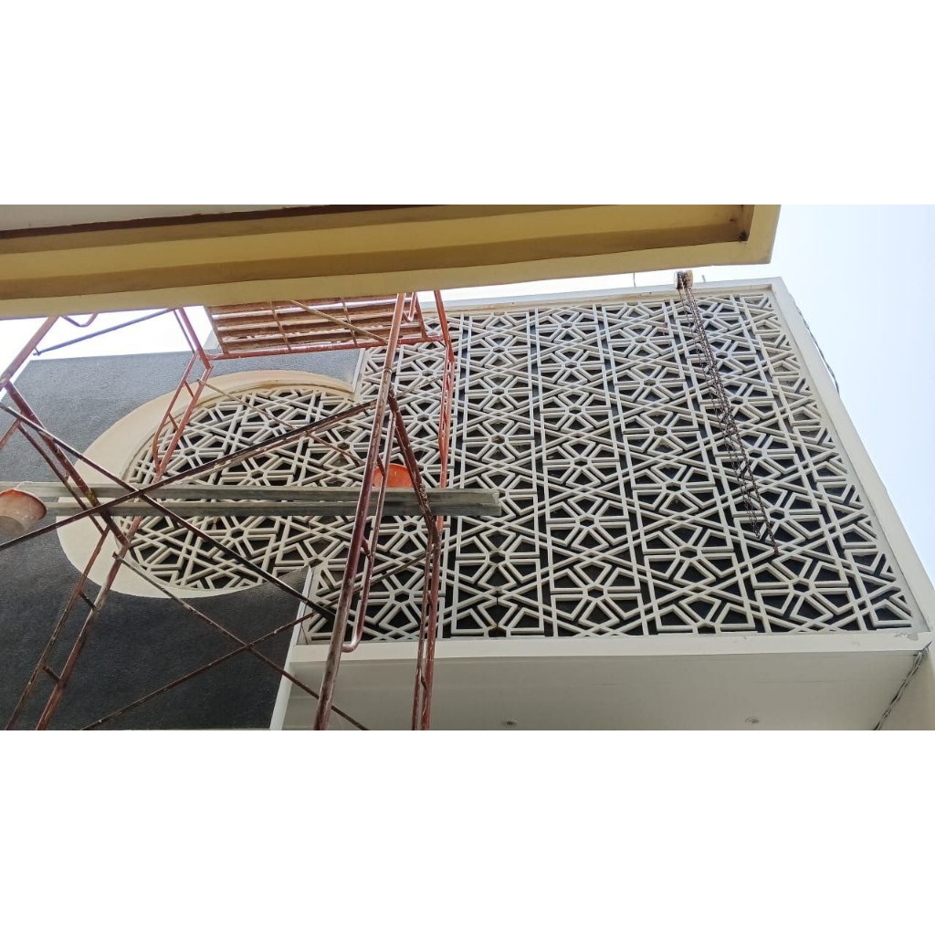 Dekor masjid & rumah makin ELEGAN pakai GRC Krawangan motif islami modern Tersedia berbagai ukuran &