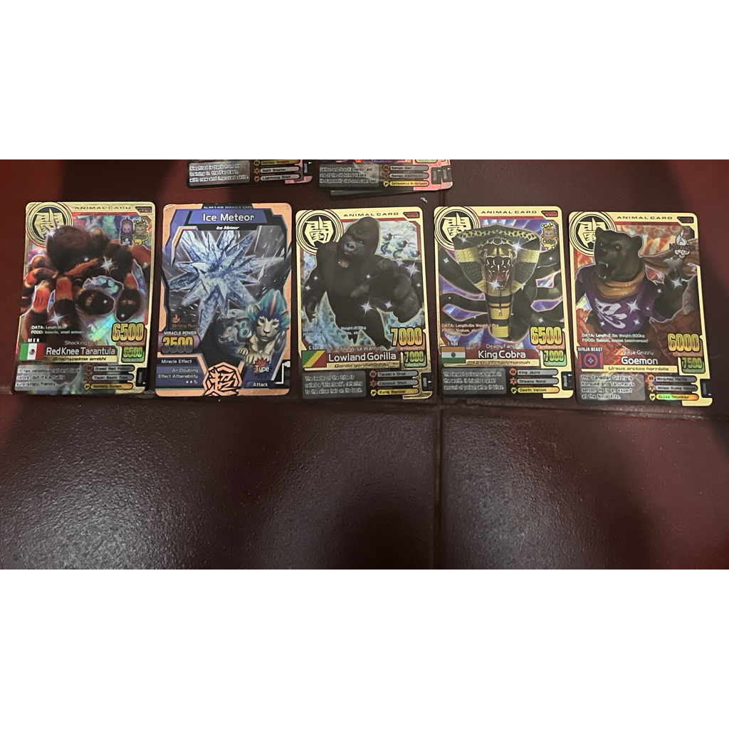 Animal kaiser card Rare Gold Ori