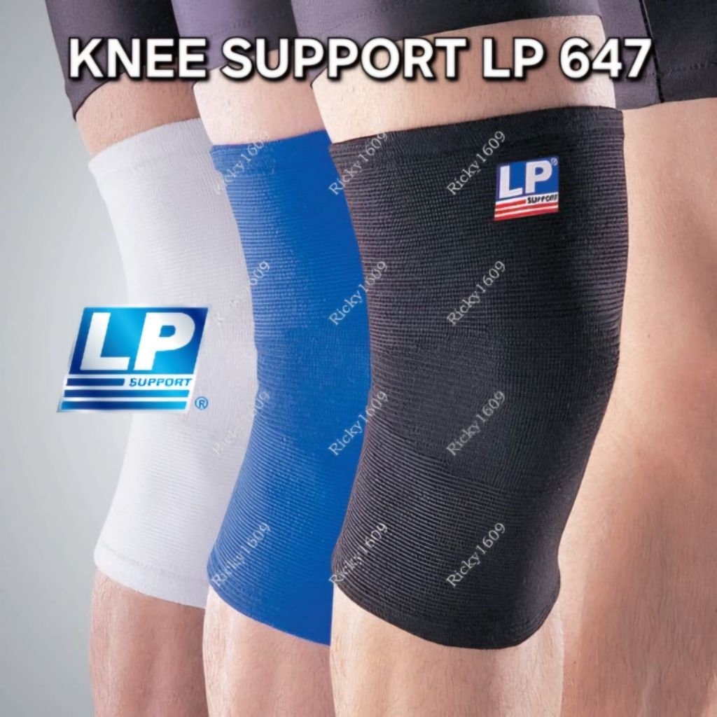 KNEE SUPPORT LP 647 - ELASTIS - LP KNEE SUPPORT 647 BLACK - ORIGINAL LP