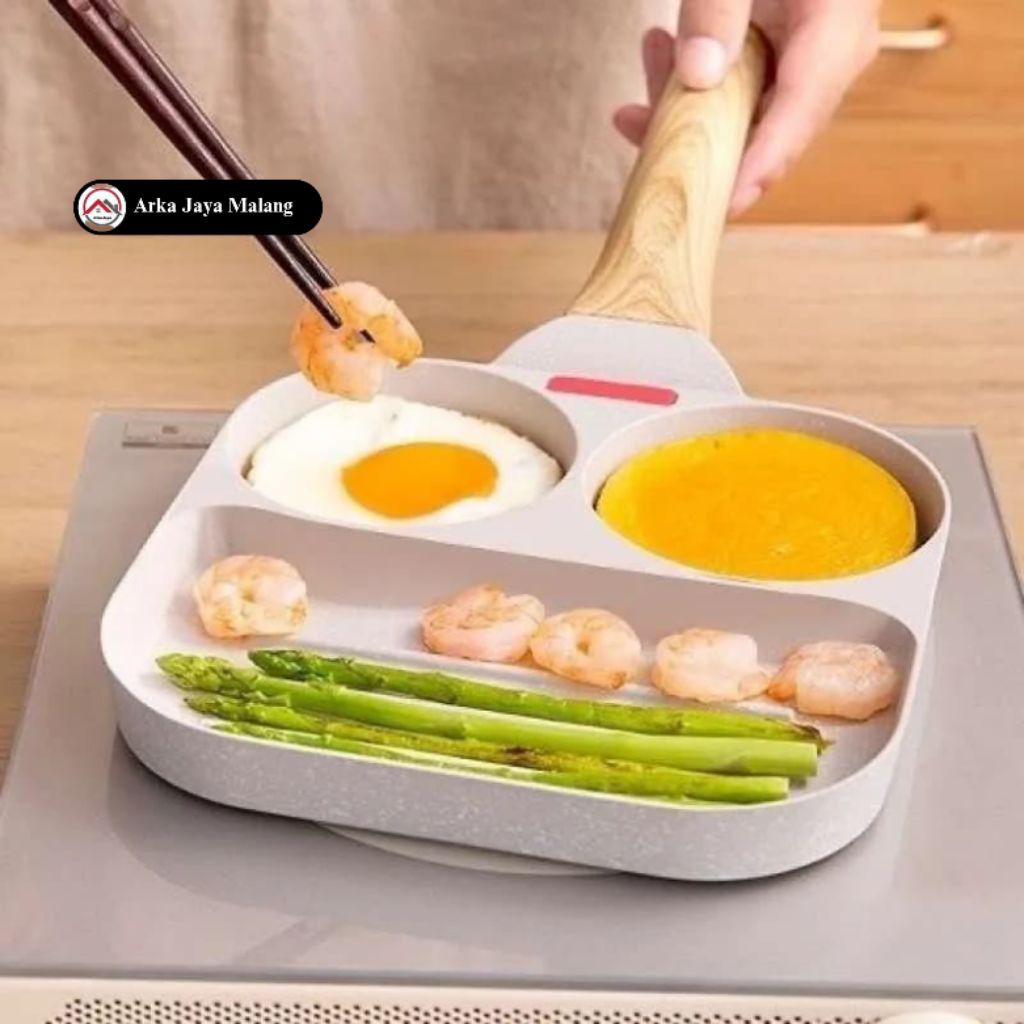 AJM Wajan Cetakan Telur 3 Sekat