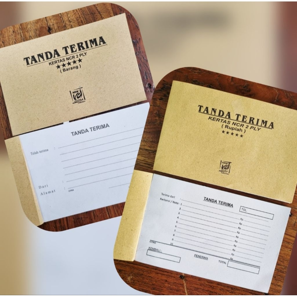 Nota Tanda Terima Barang/Tanda Terima Rupiah Ncr Rgkp2/2ply