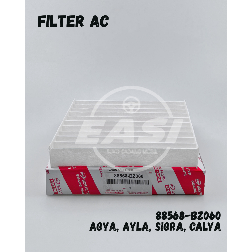 Filter AC (Filter Kabin) TOYOTA Agya / DAIHATSU Ayla / SUZUKI APV – 88568-BZ060 / AC BZ060