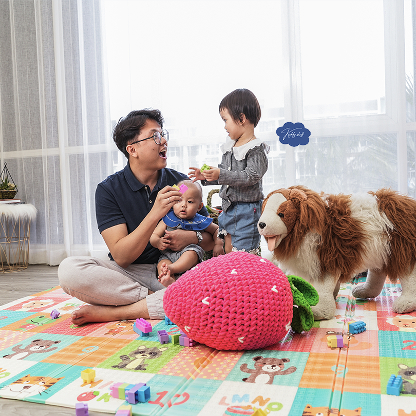 Baby Borju Playmat - karpet lipat - alas main anak - playmat bayi - karpet anti air