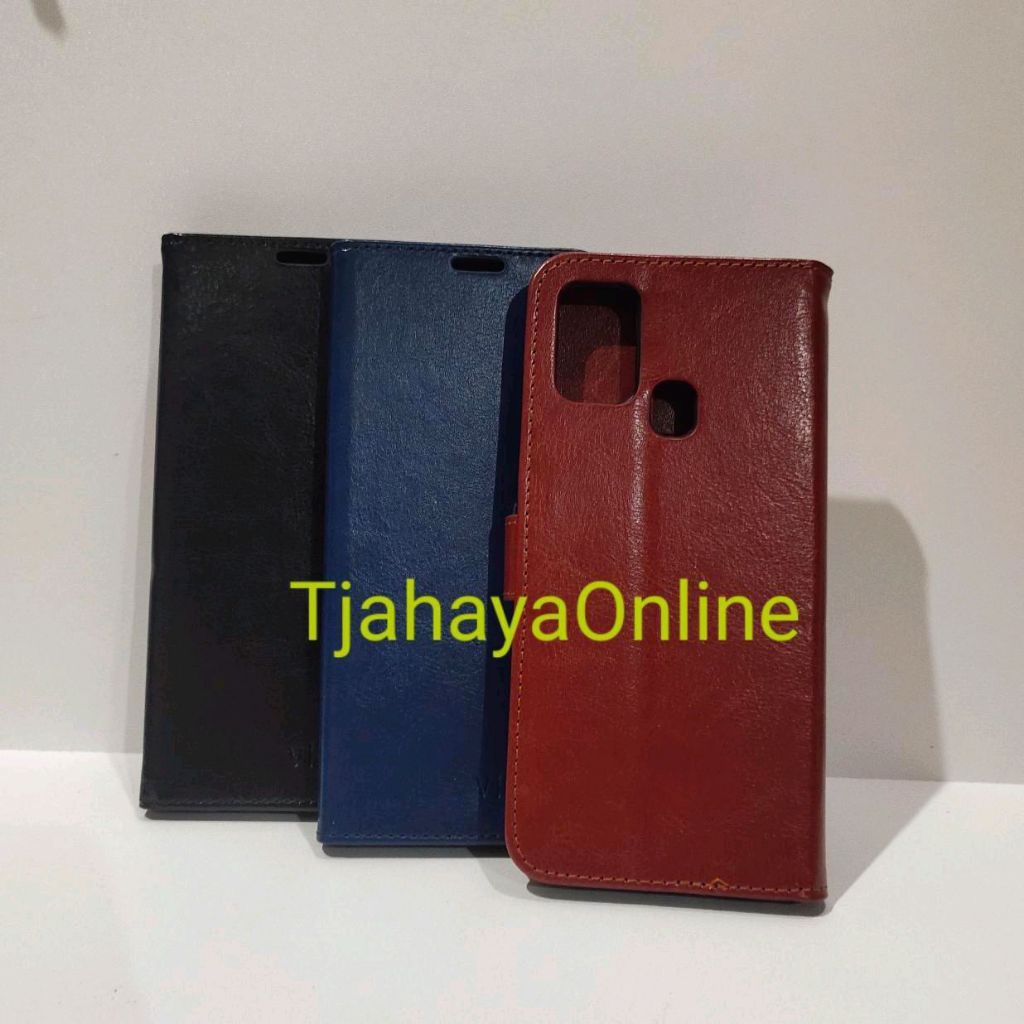 Samsung Galaxy M31 Viseaon Case Flip Bahan Kulit