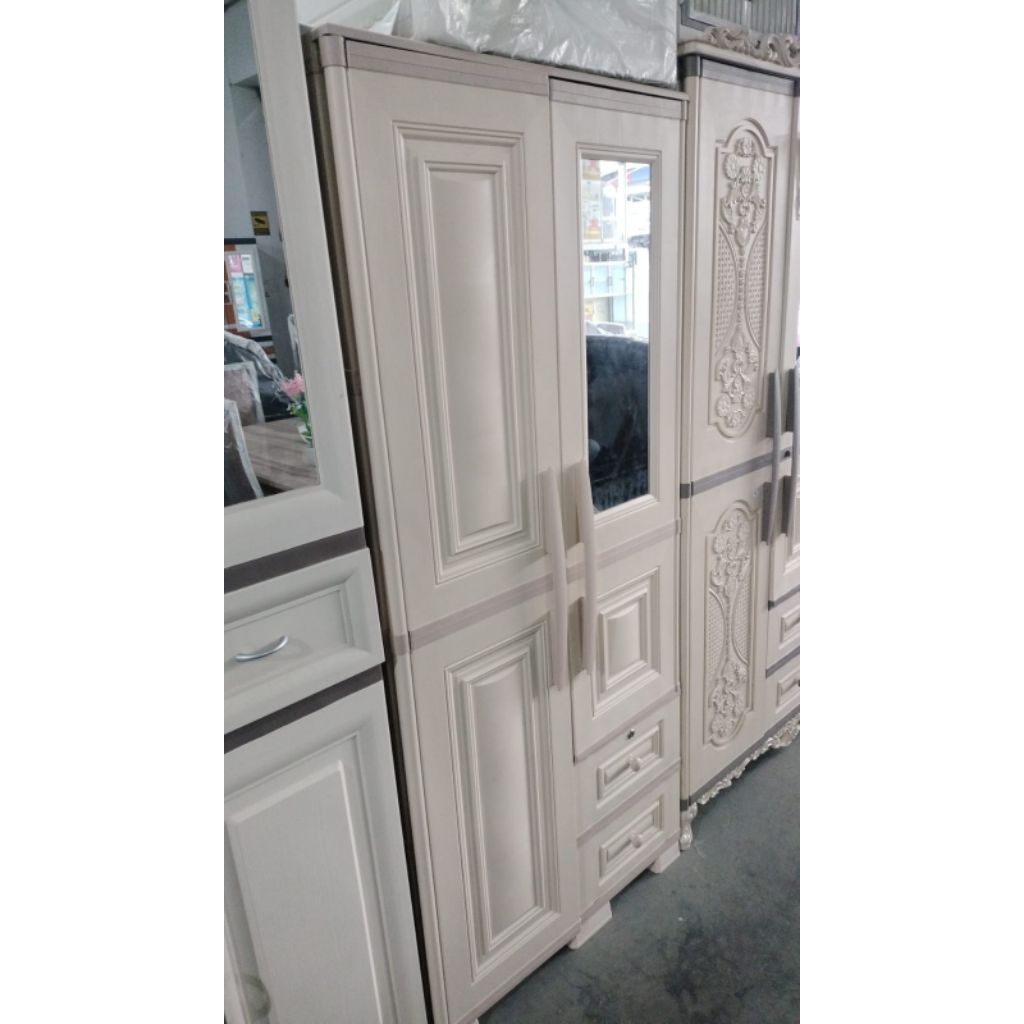 Lemari pakaian Olymplast 2 pintu modern