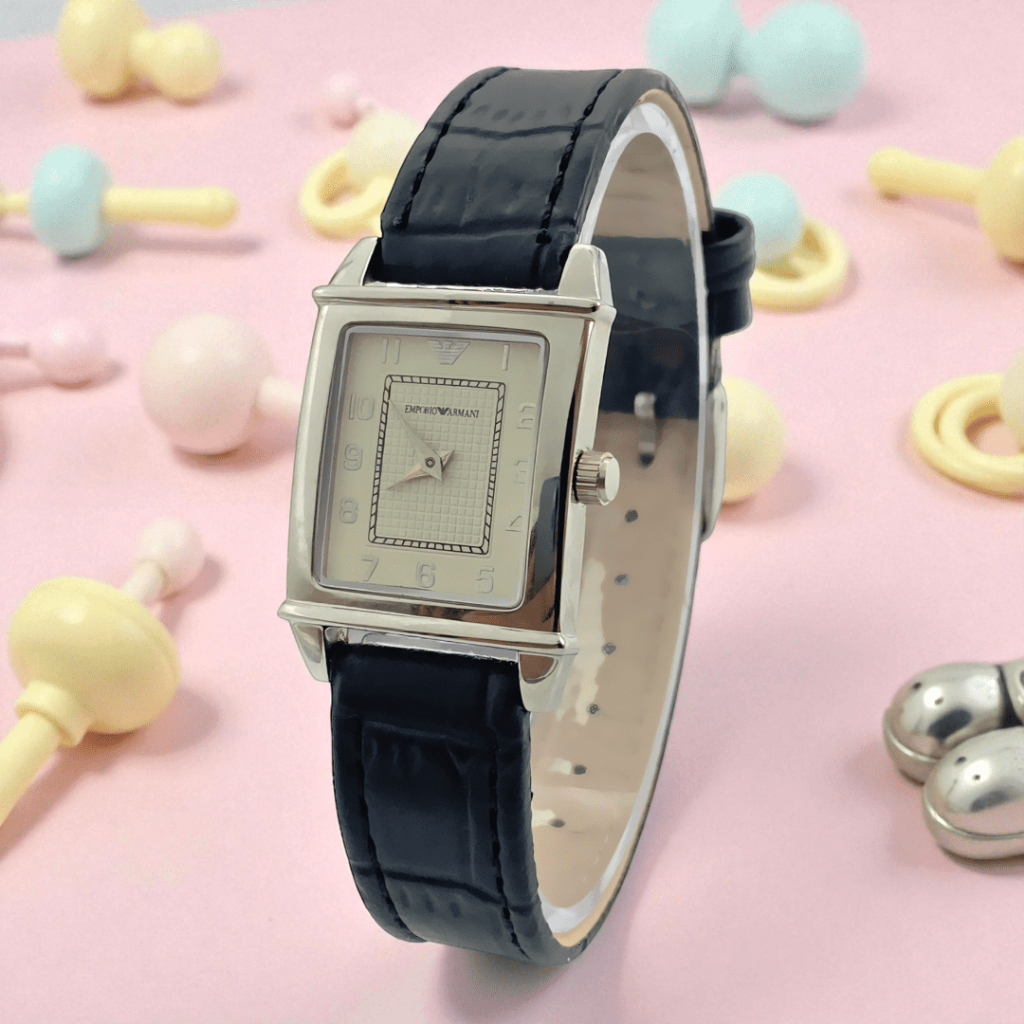 jam tangan wanita kulit AMANI Korea Fashion