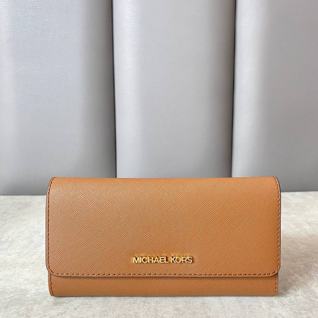 dompet panjang cewek michael kors brown kd010 ready stock