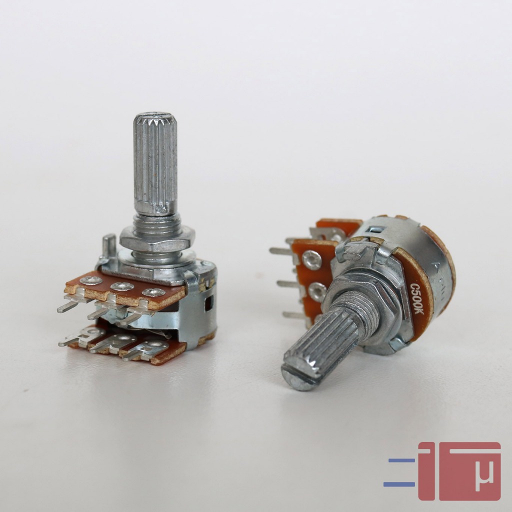 Potensiometer Stereo C500K 20mm Original A-Plus
