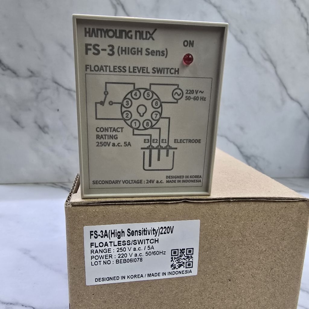 WLC HANYOUNG FS-3A Floatless Level Switch Bonus Socket