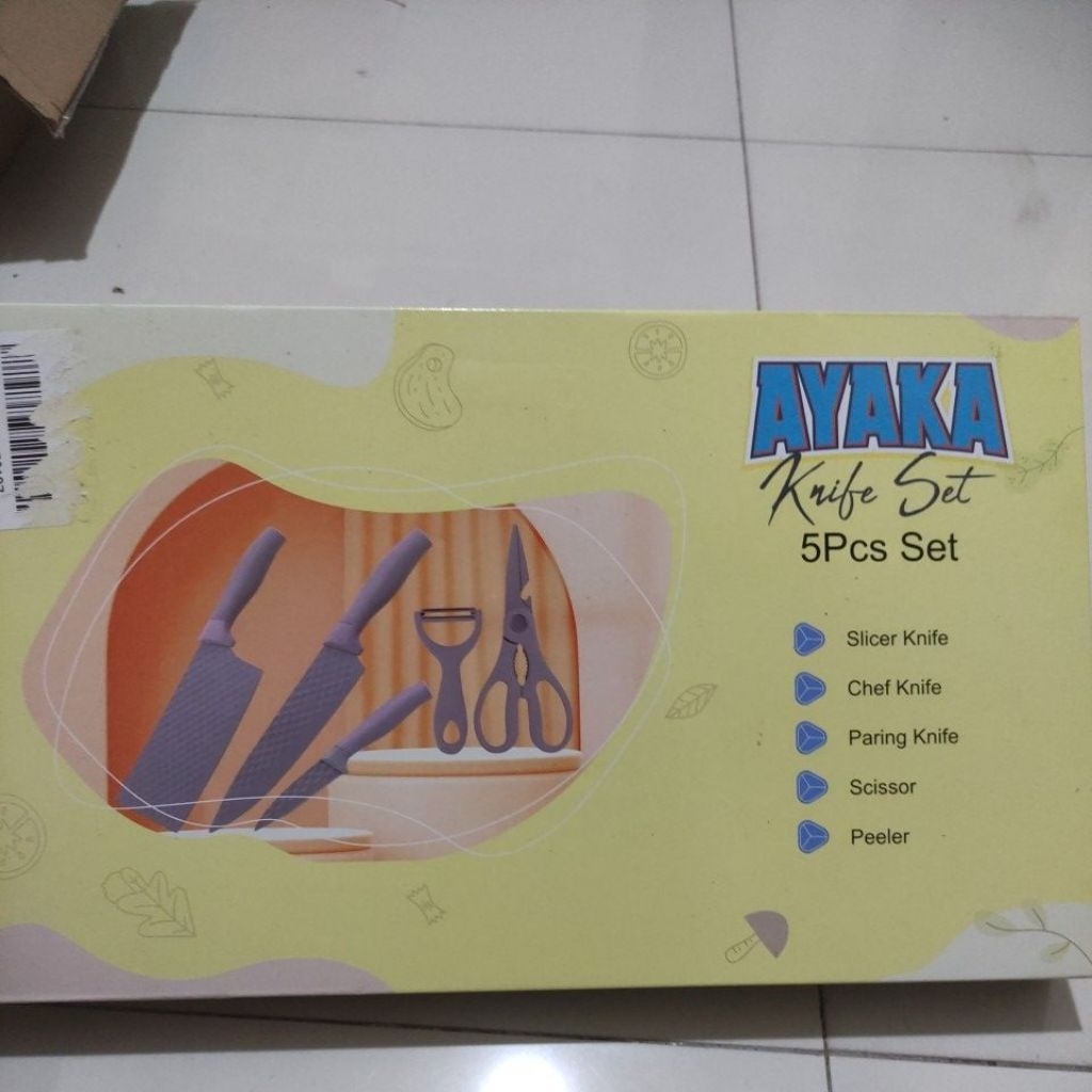 knife set 5 pcs ayaka by pero x mandalina