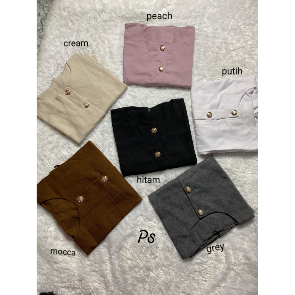 Atasan Baju BARU Blazer Cewek Clove | Crop Fuji Korean Lucu NEW Outer Premium Semi Wol Wanita