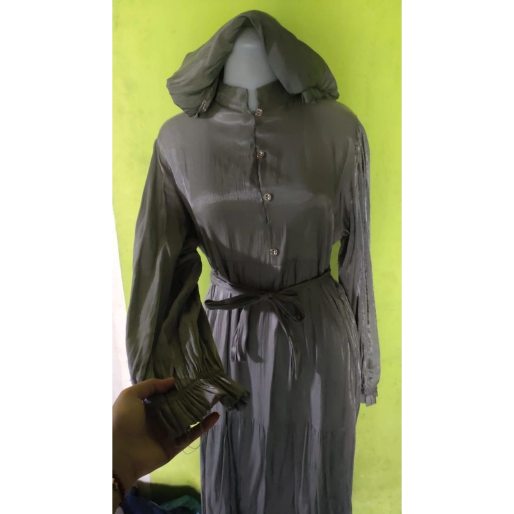 PL GAMIS SHIMER + HIJAB