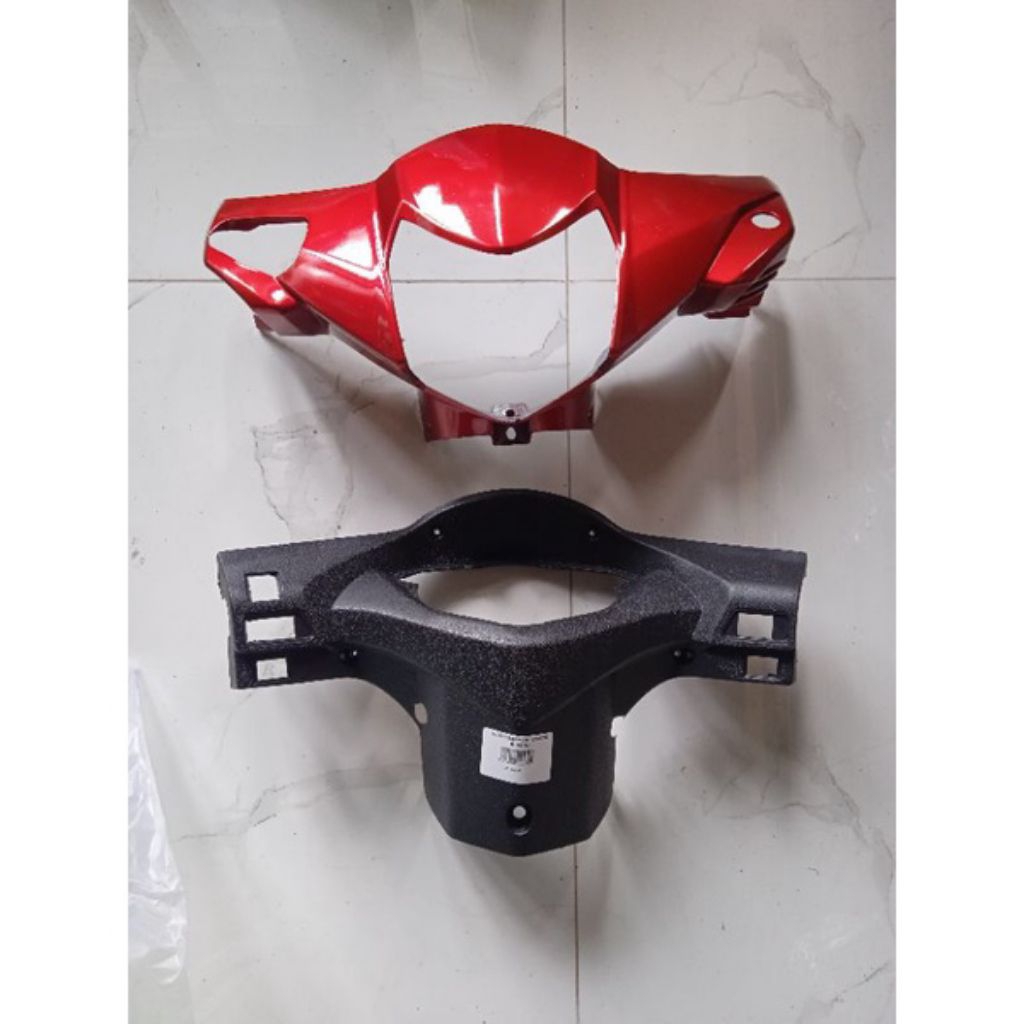 BATOK DEPAN BELAKANG HONDA REVO LAMA.WARNA MERAH MARON MIRIP ORI