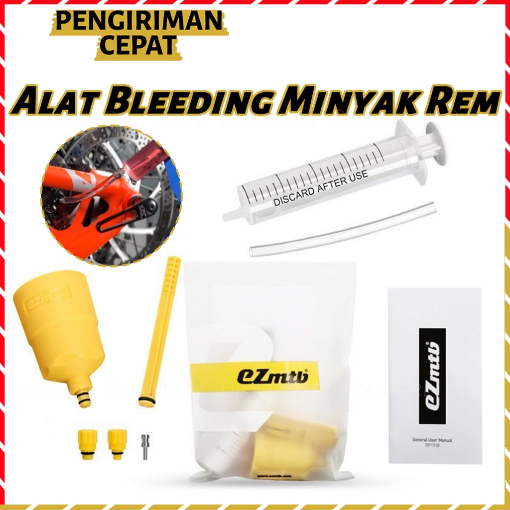 Alat Bleeding Kit Minyak Rem Syringe 20cc Cakram Hidrolik Sepeda MTB untuk Shimano Tektro Sram Bleed