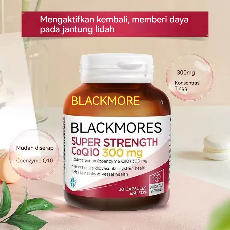 Blackmores Coenzyme CoQ10 150mg/300mg 30 Capsules Kapsul / Coenzyme Q10 [EXP.2028]
