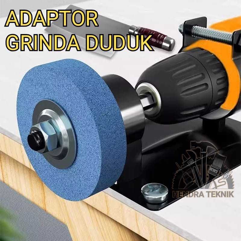 ADAPTER KONVERTER MESIN BOR JADI GURINDA DUDUK ADAPTOR BOR - GRINDA DUDUK 3 inci KONEKTOR ARBOR POLE