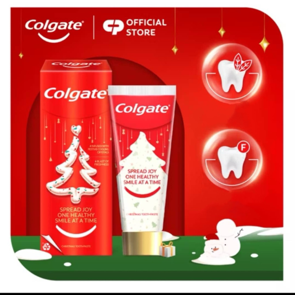 Colgate Toothpaste Limited Edition Christmas Odol Pasta Gigi