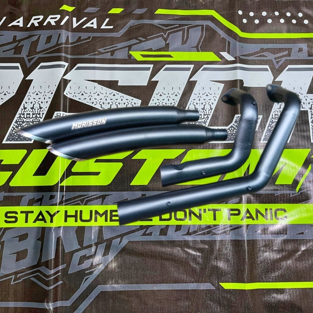 KNALPOT BENDA MORBIDELLI 252 DAN MORBIDELLI 250 MODEL KANAN KANAN