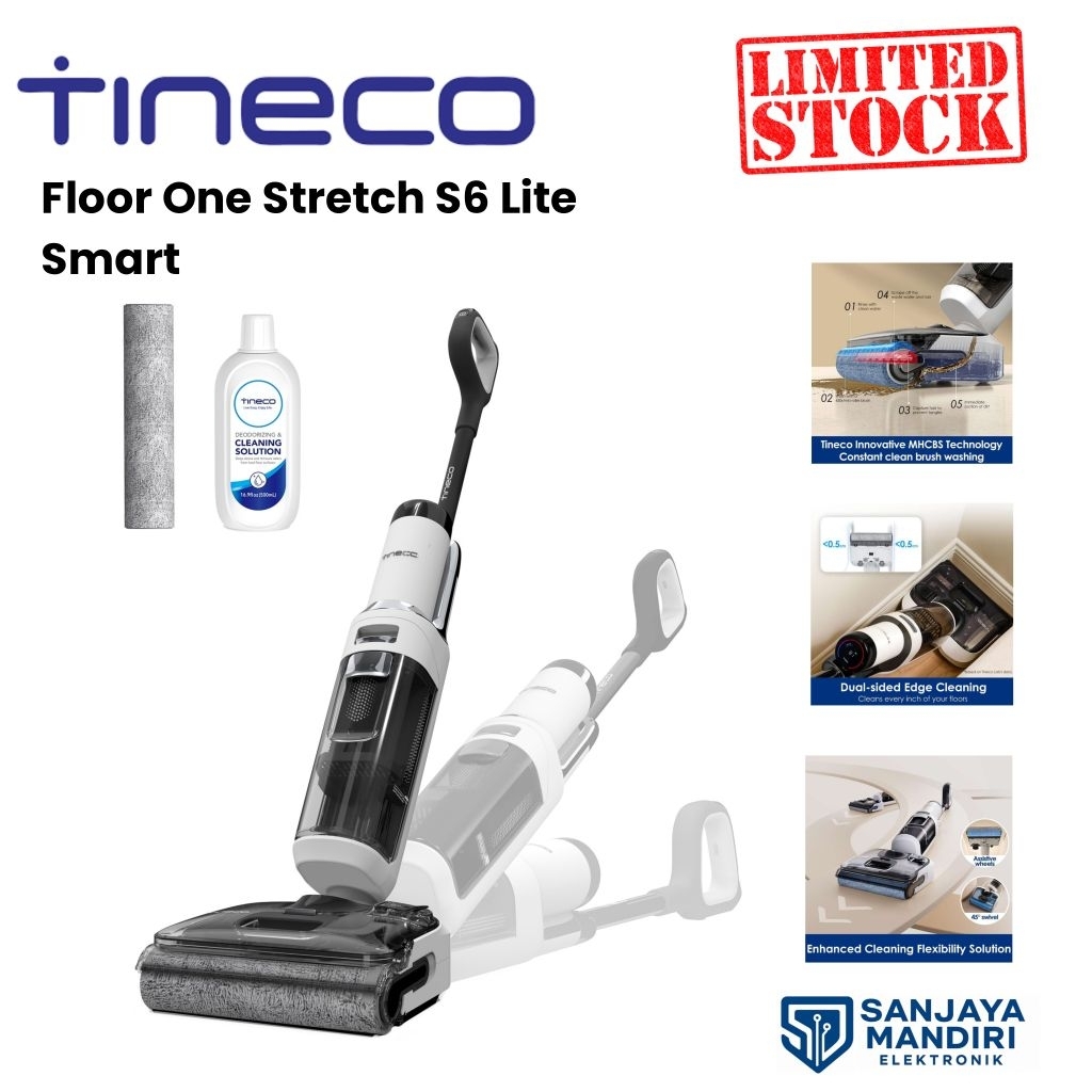 Tineco Floor One Stretch S6 Lite Smart Wet Cordless Vacuum Multifunctional Vacuum Cleaner