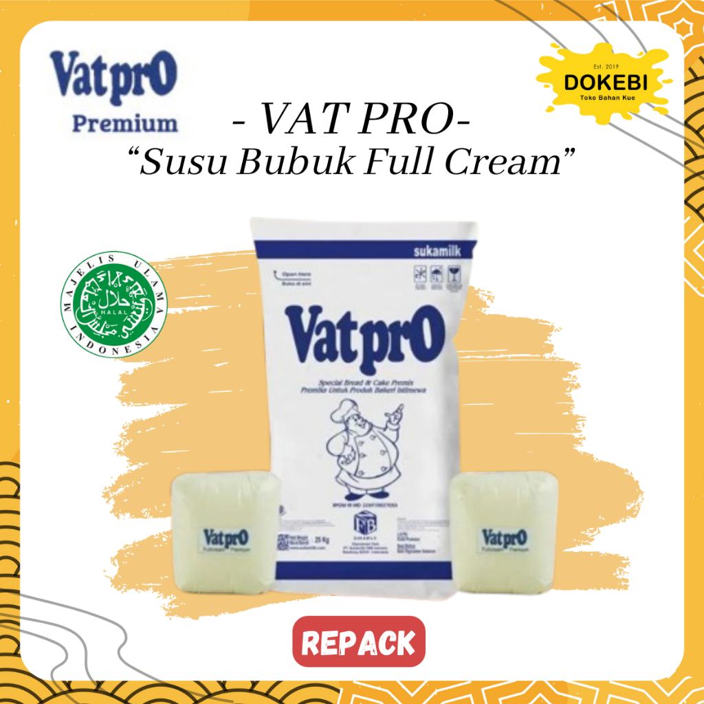 Susu Bubuk VATPRO 1 Kg - Milk Powder -Susu Bubuk VATPRO 1 Kg - Milk Powder -