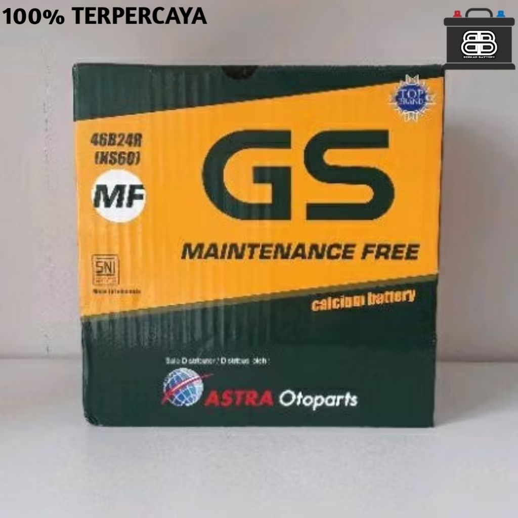 GS MF NS60/GS KERING NS60 KAPASITAS AMPER 45 | 100% ASLI ASTRA